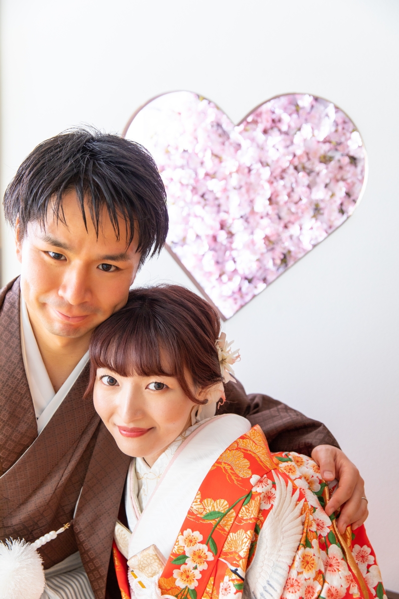 ハートと一緒に