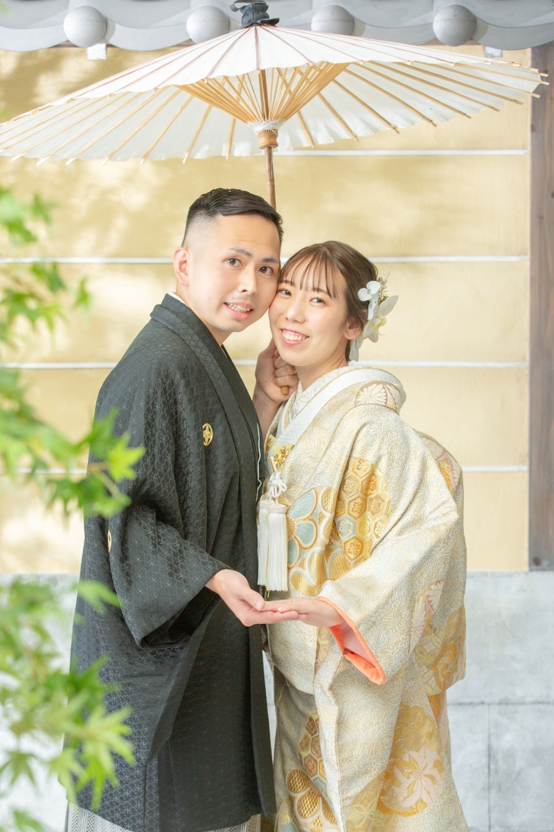 2人で寄り添いながら