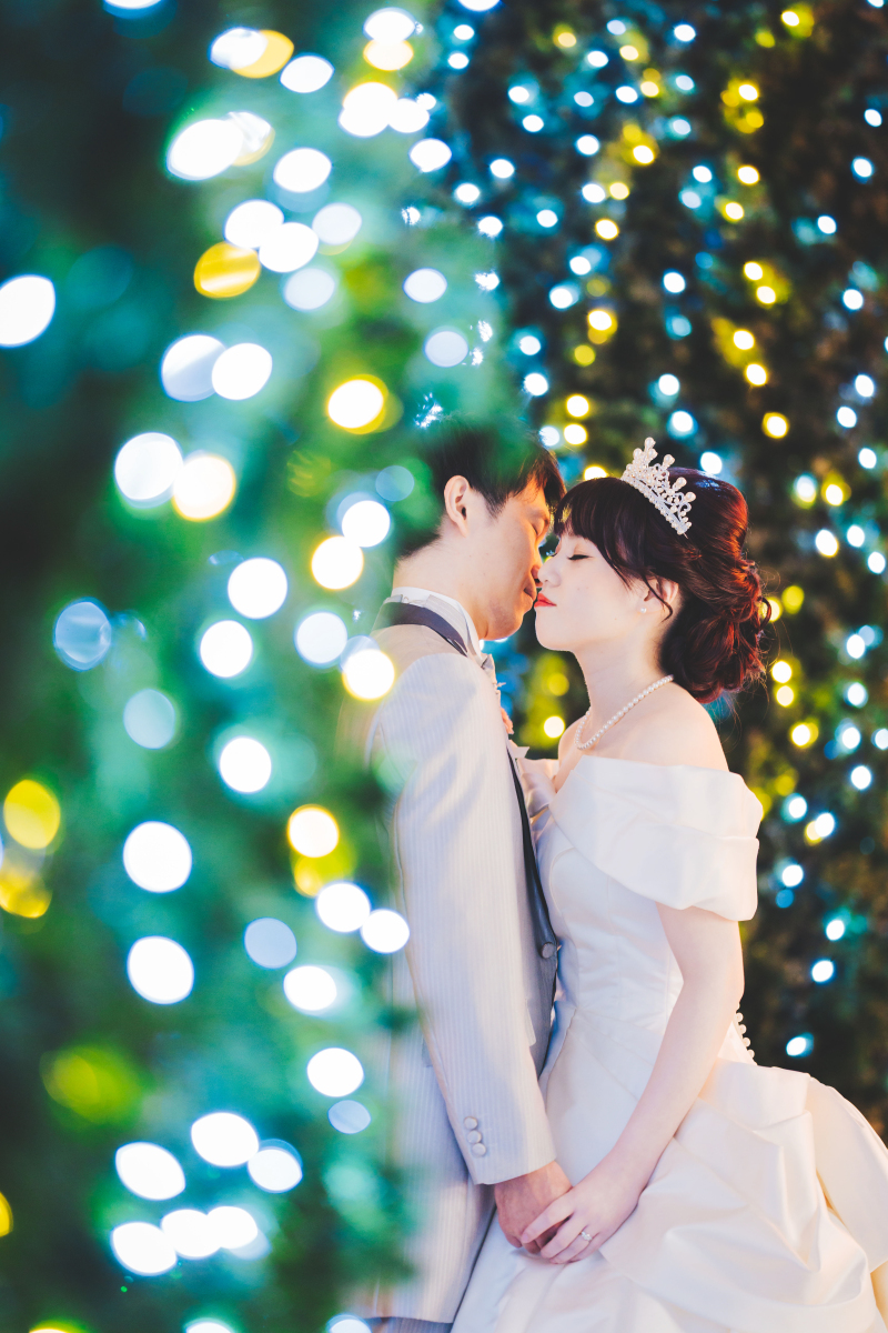 青いイルミネーション