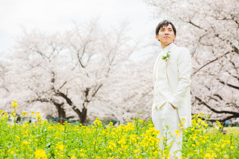 もちろん新郎様もかっこよく!