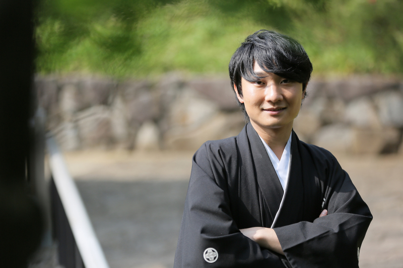 新郎様のアップ