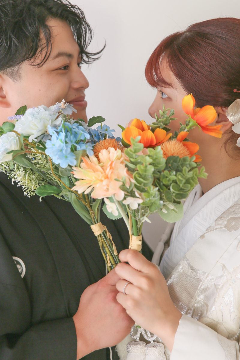 素敵なブーケと一緒に