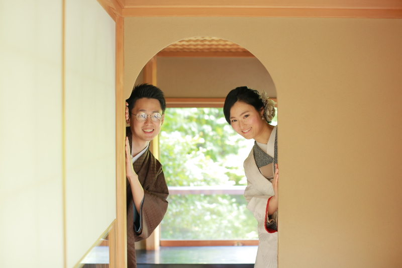 ふたりでひょっこり