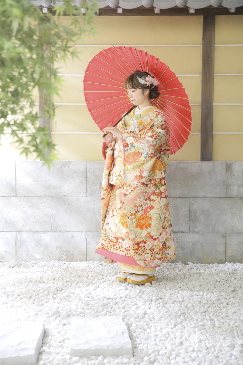 ご新婦様のソロショット。