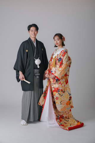 両家用六切り台紙写真(2冊)