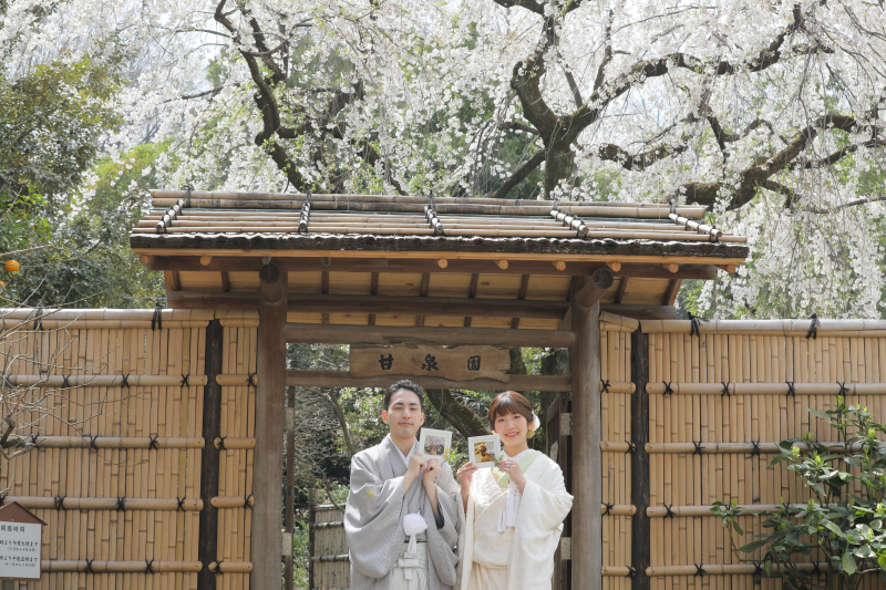 STUDIO AQUA 新宿店（スタジオAQUA）_庭園で撮影できる