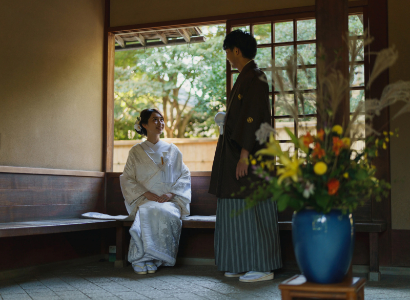 STUDIO AQUA 新宿店（スタジオAQUA）_庭園で撮影できる