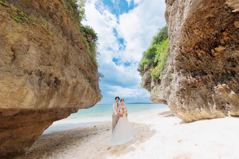 瀬底ビーチで！入社前は10年ほど自然写真を撮影してました！