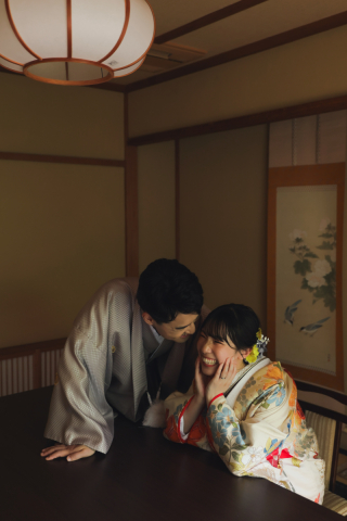 笑顔が似合うかわいらしいおふたり