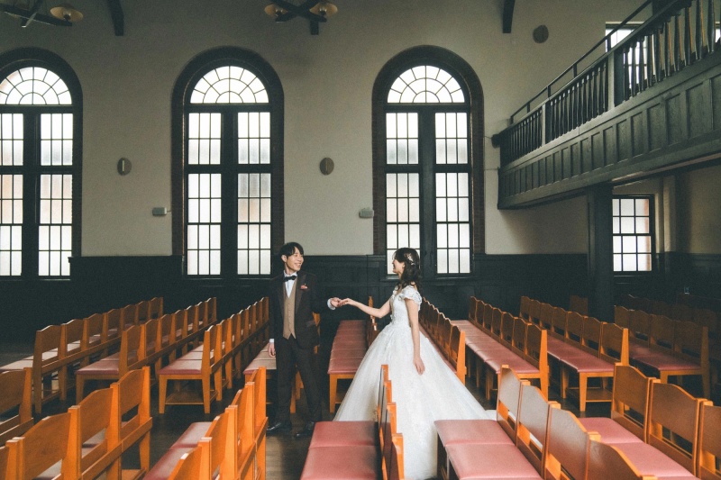 \\歴史的建造物での撮る結婚式が叶う//スコットホール ロケーション*200カット美肌小顔スタイルアップ補正付き*