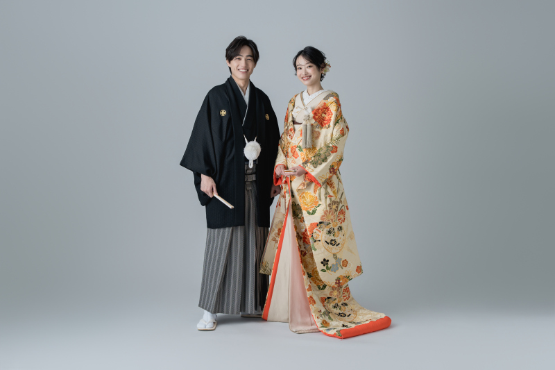 【土日UP料金無料など選べる特典付】フォーマルなお写真が撮りたい方に！和装スタジオ◇100カット以上データ◇美肌ライブレタッチ付