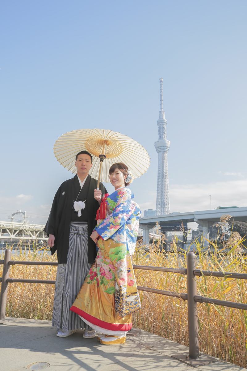 スカイツリーと一緒に。