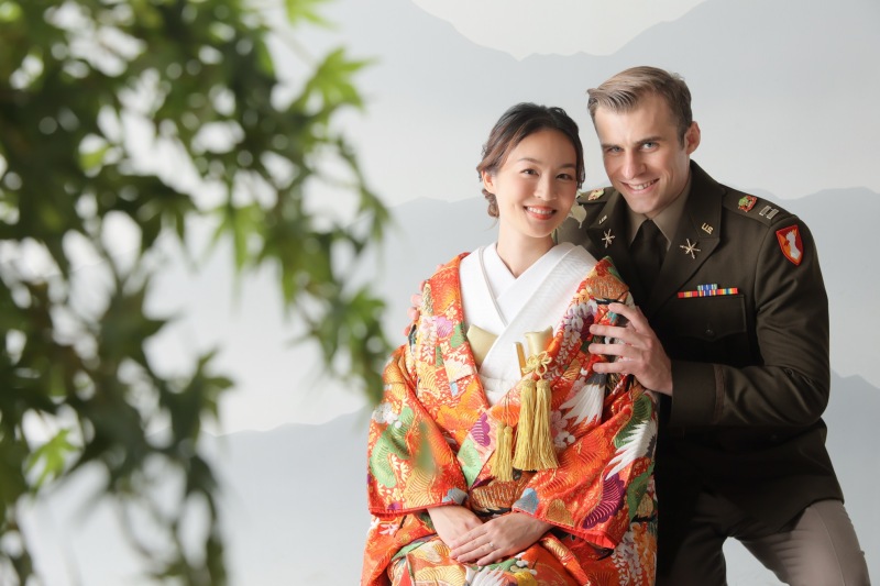 屋内庭園での撮影！2着プラン