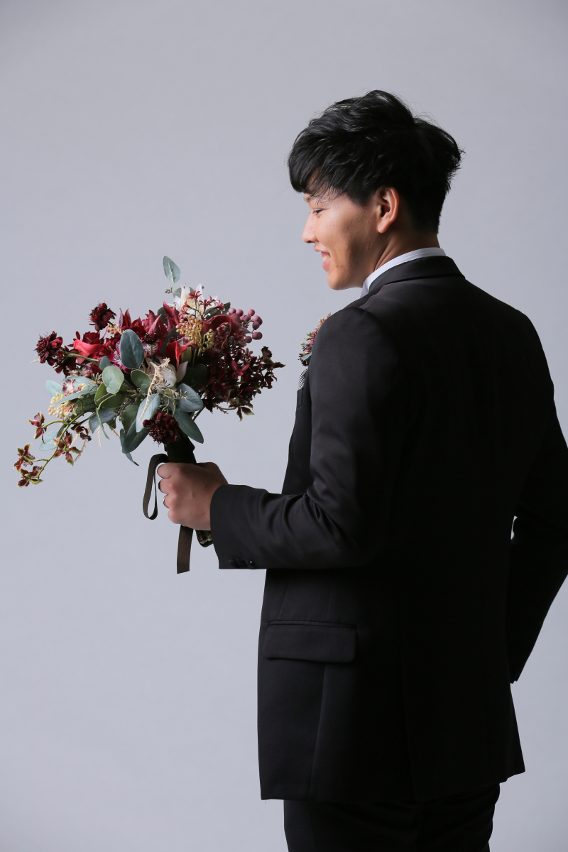 新婦さんに花束を