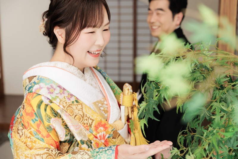 お二人の溢れる笑顔