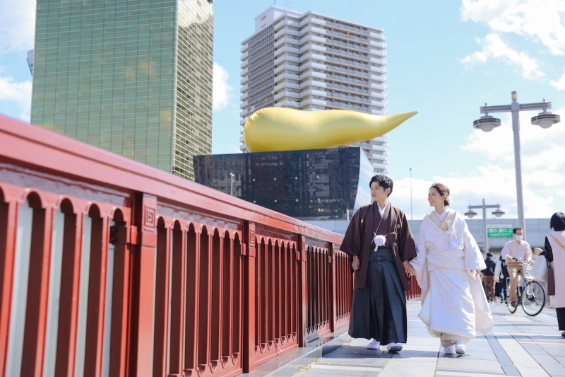 吾妻橋をお散歩