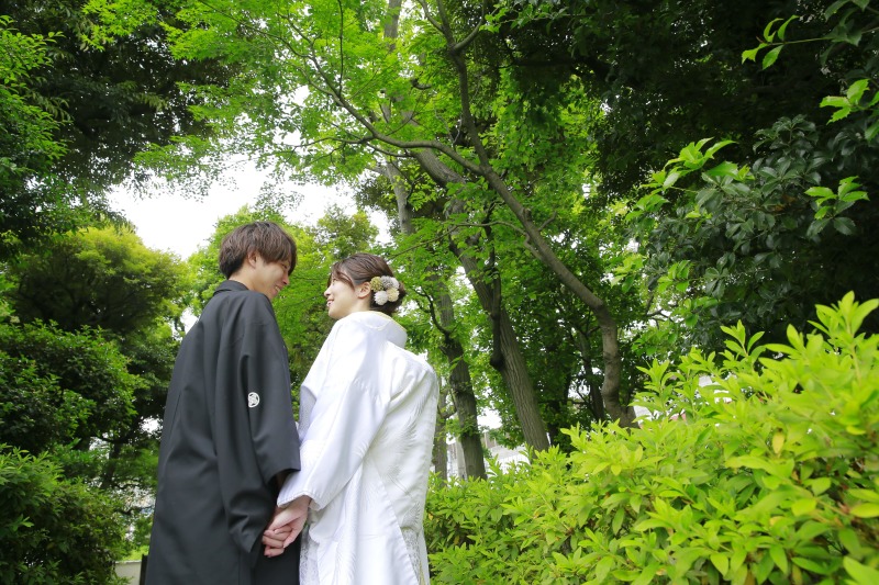 新緑ロケーション〜旧安田庭園〜