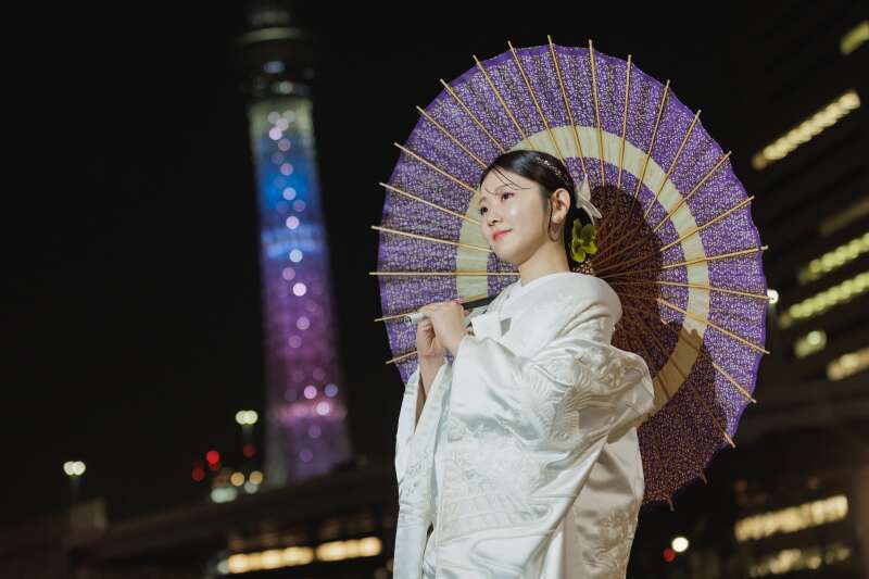 和傘ソロショット