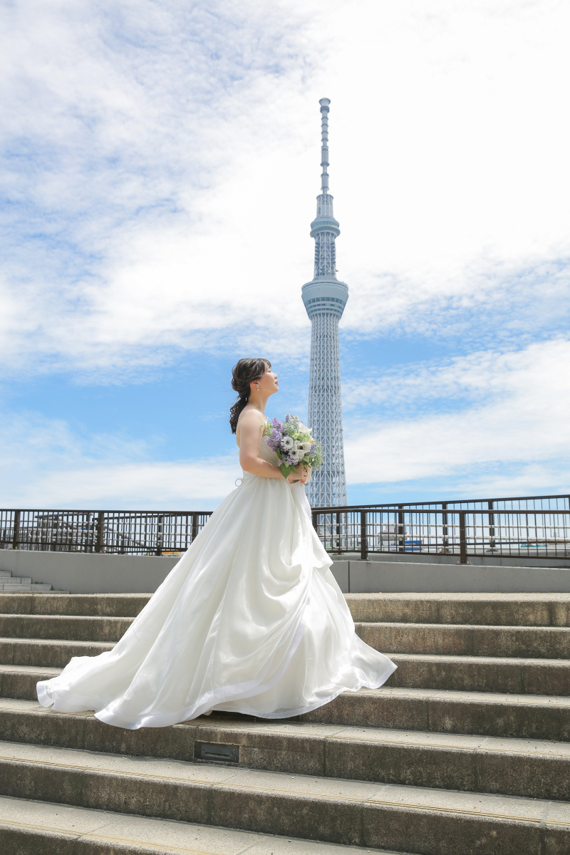 隅田川でスカイツリーと！