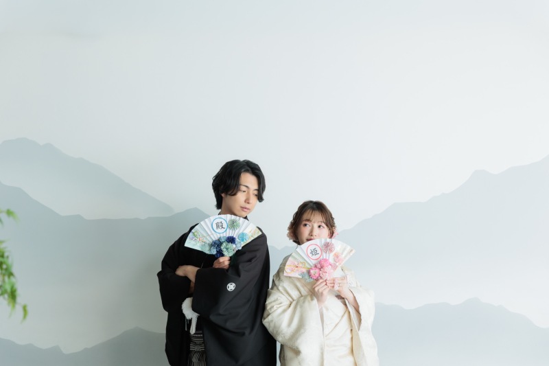 屋内庭園スタジオ+私服フォト
