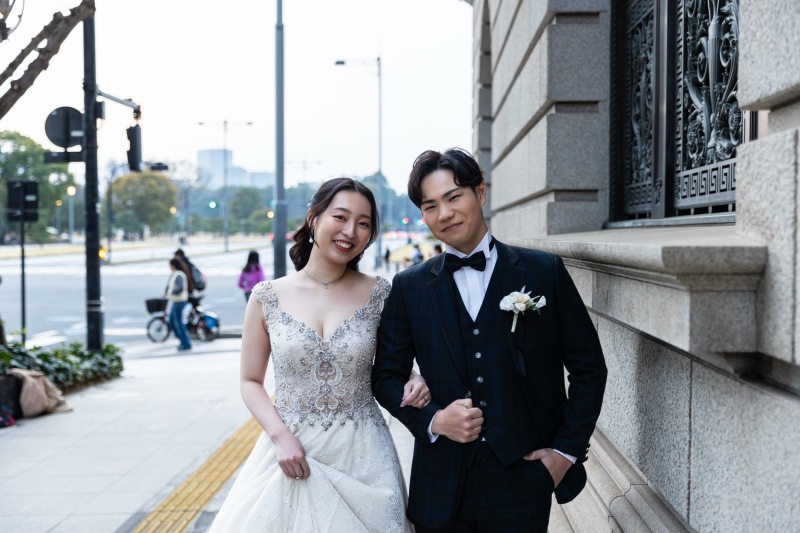 お散歩しているお二人！