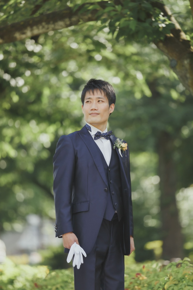 ご新郎様ソロショット