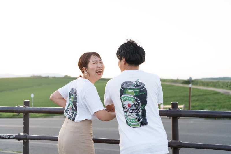 ビール柄のTシャツ
