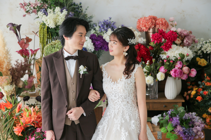 お花の背景もあります!