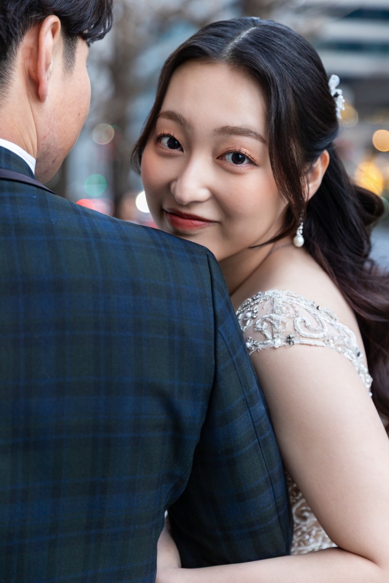 振り向いてきた！