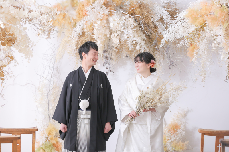 愛犬とスタジオ撮影♪