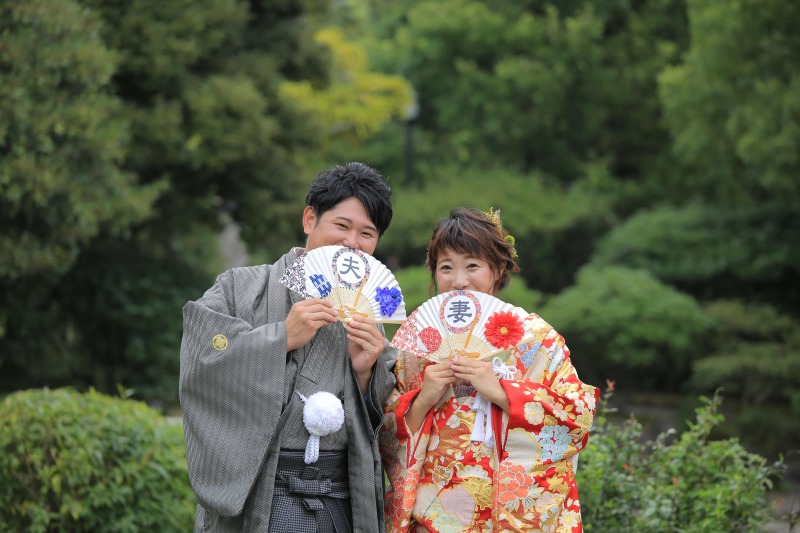 手作り小物を使って！