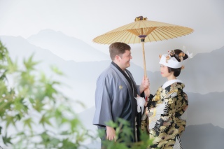 角隠しで優美に和装撮影