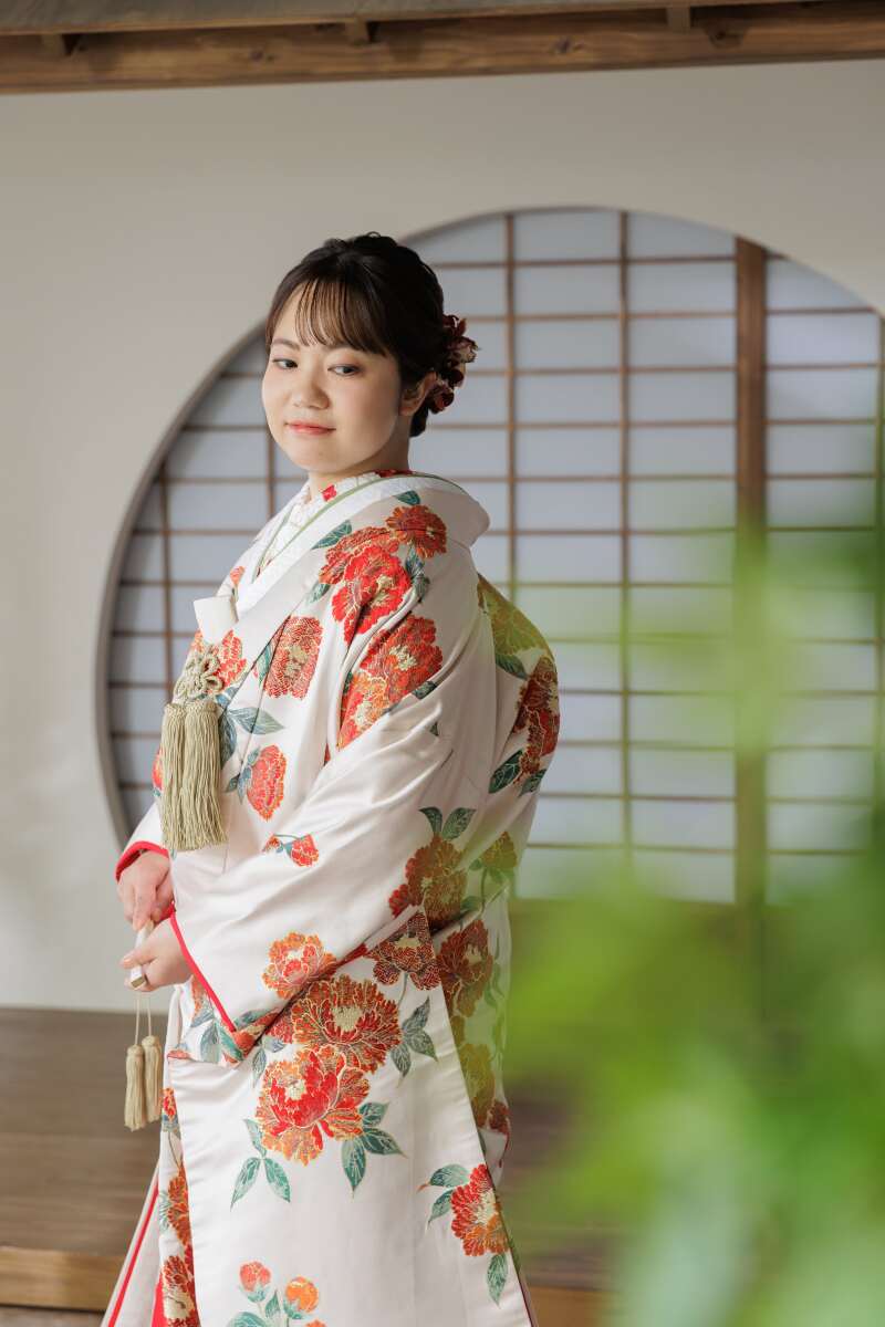 和装でもご新婦様のソロカット