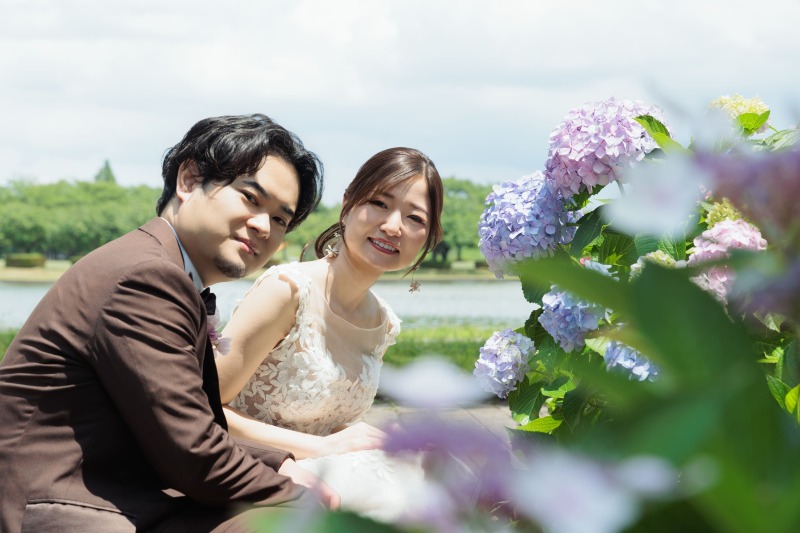 季節を彩るあじさいと