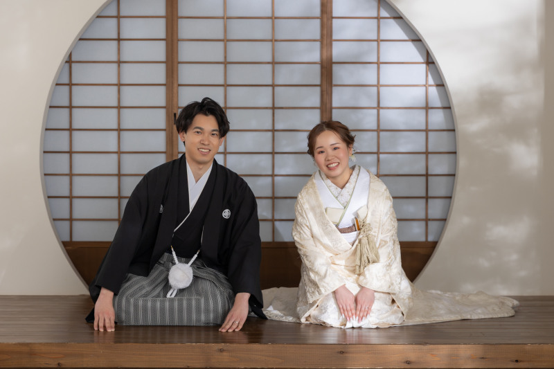 二人でお辞儀のポーズ！