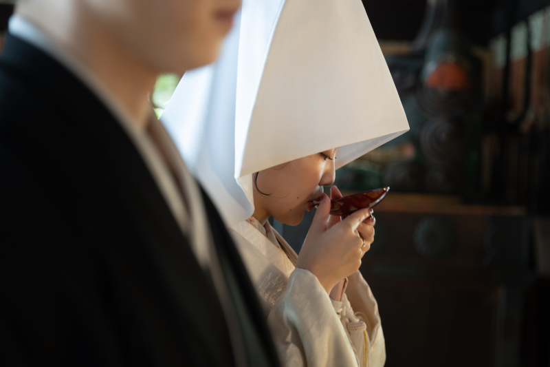 お神酒を交わし、、