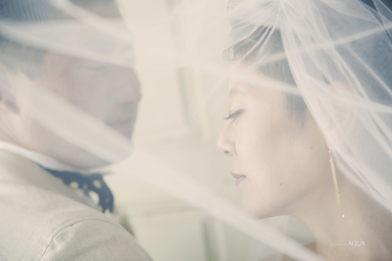 ベールを用いて