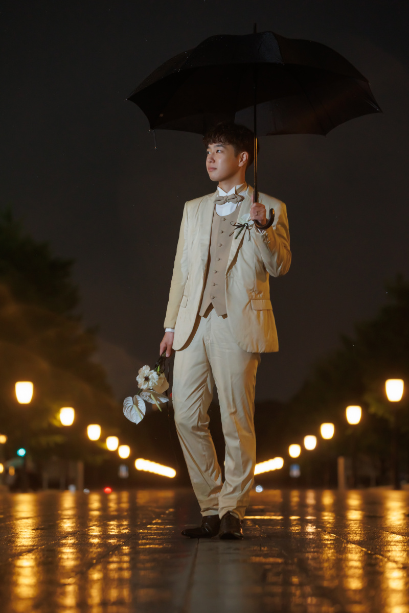 雨の特別演出