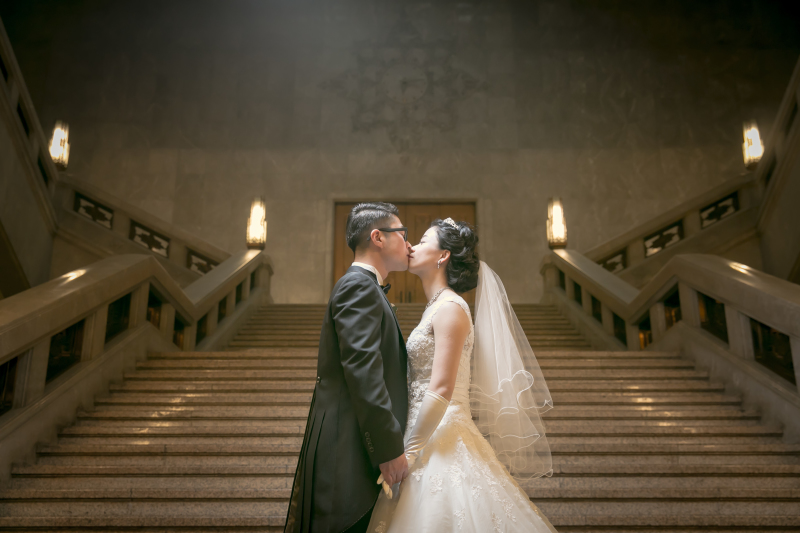 博物館で残す幻想的なウェディングフォト