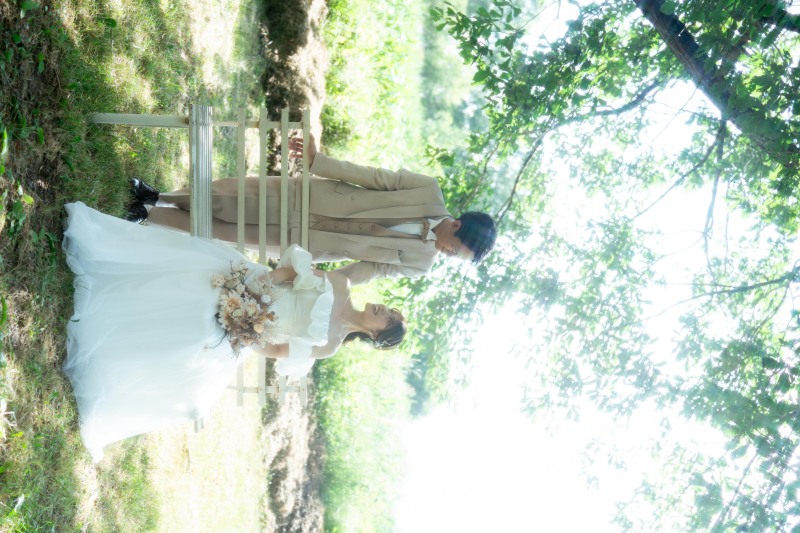 緑溢れる場所で