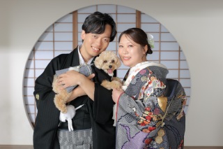ワンちゃんと記念のお写真を！！