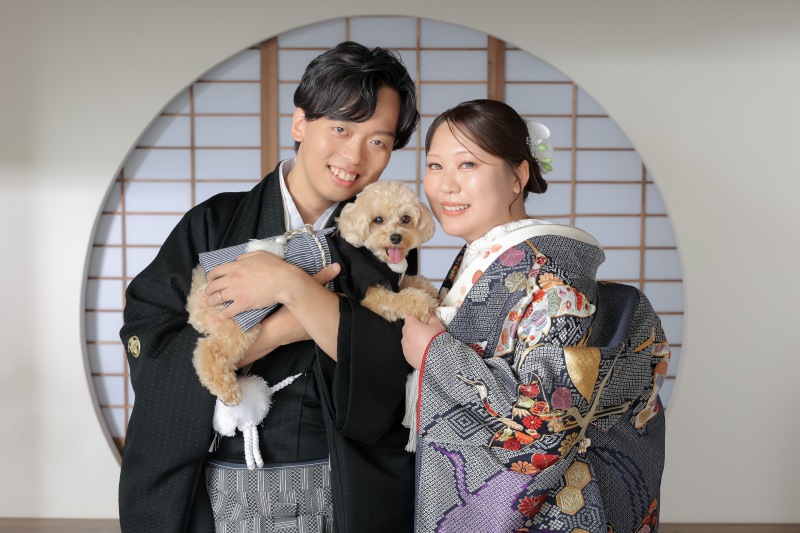 ワンちゃんと記念のお写真を!!
