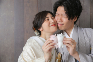 ちいさないのちと一緒に和装ハウススタジオ撮影！