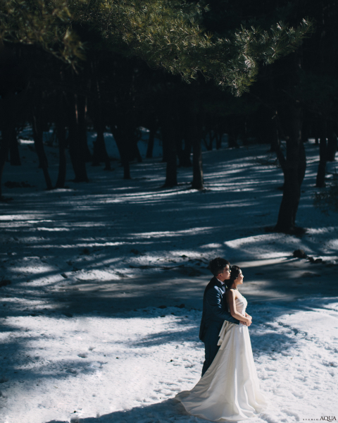 富士山近くでの撮影