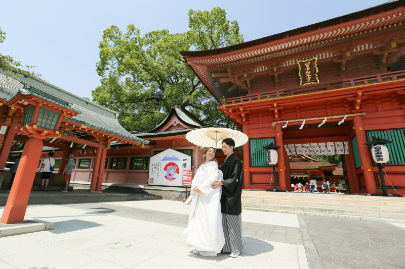 まずは和装撮影から