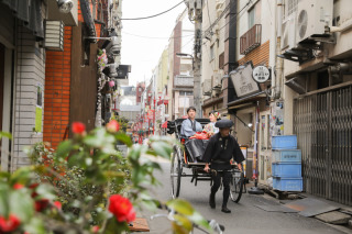 人力車で浅草巡り