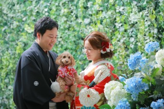 和装屋内庭園〜ワンちゃんと一緒〜