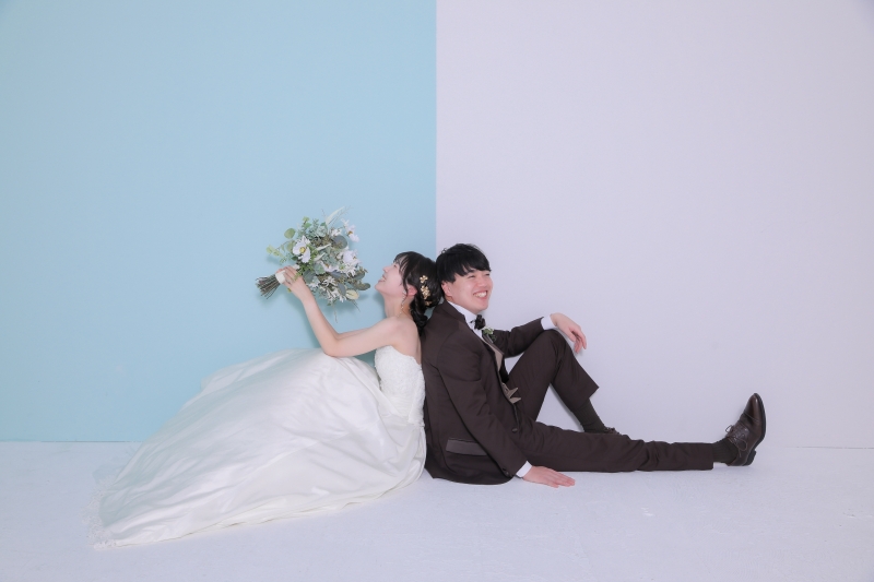 バイカラー背景