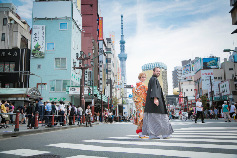今の時期オススメ！ 浅草和装ロケ