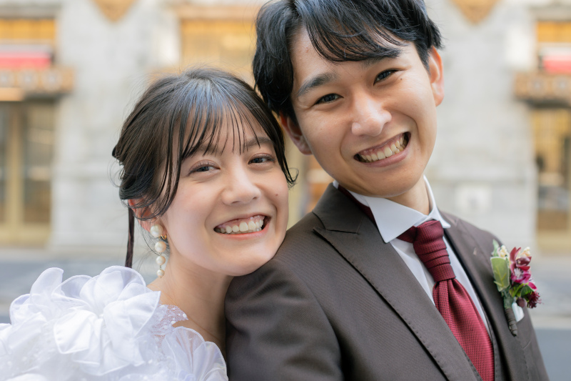 笑顔のアップ！